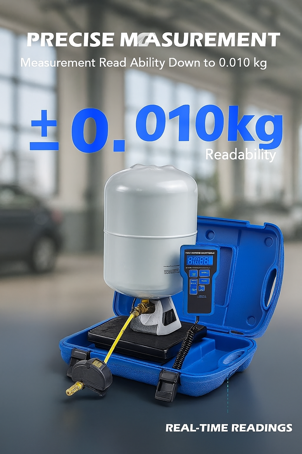 Balance de Charge Orion Motor Tech – 100 kg (220 lb) – Réfrigération & Climatisation – Écran LCD – Mallette Incluse